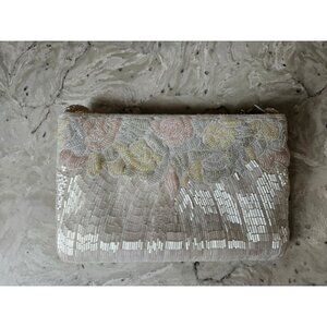 Goldco Glass Bead & Sequin Evening Bag/Purse